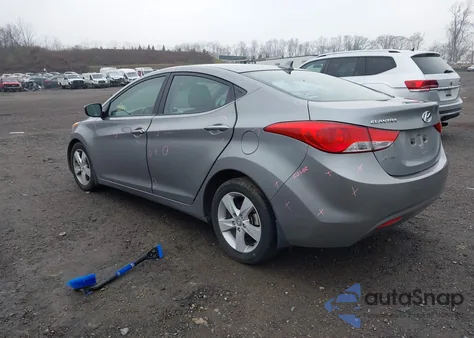 2012 Hyundai Elantra Gls (Ulsan Plant) from USA, damaged, VIN KMHDH4AE7CU385075